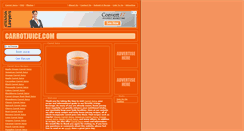 Desktop Screenshot of carrotjuice.com